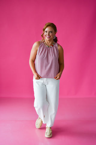 Jessi Gingham Top