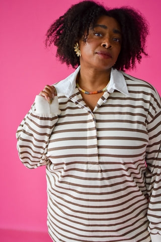 Mira Oversized Rugby Top