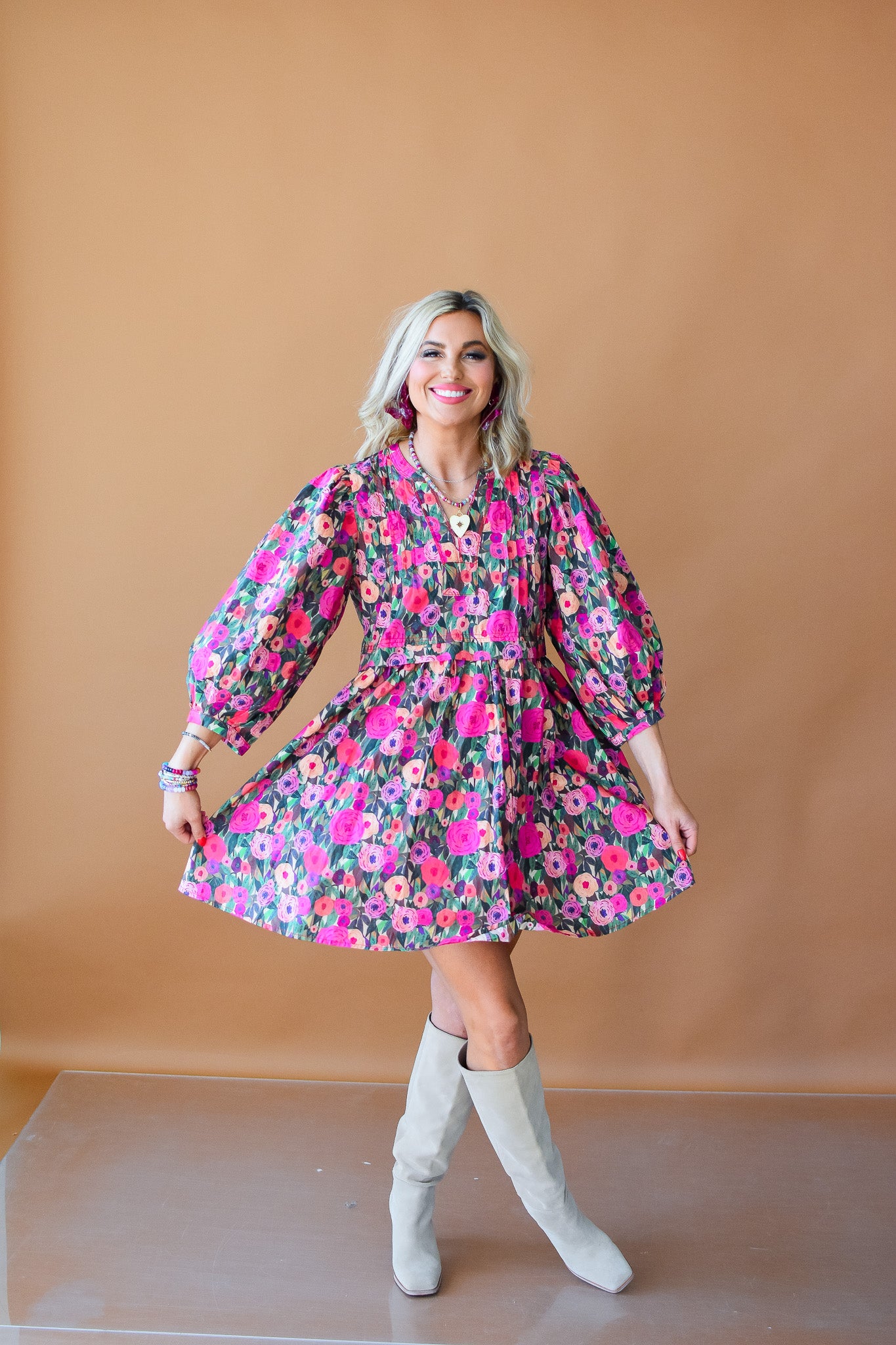 Sabrina Floral Mini Dress