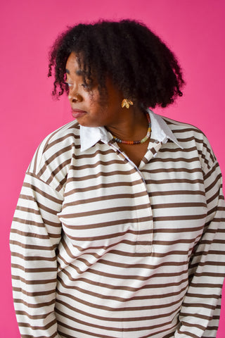 Mira Oversized Rugby Top