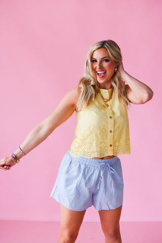Jenna Stripe Boxer Shorts