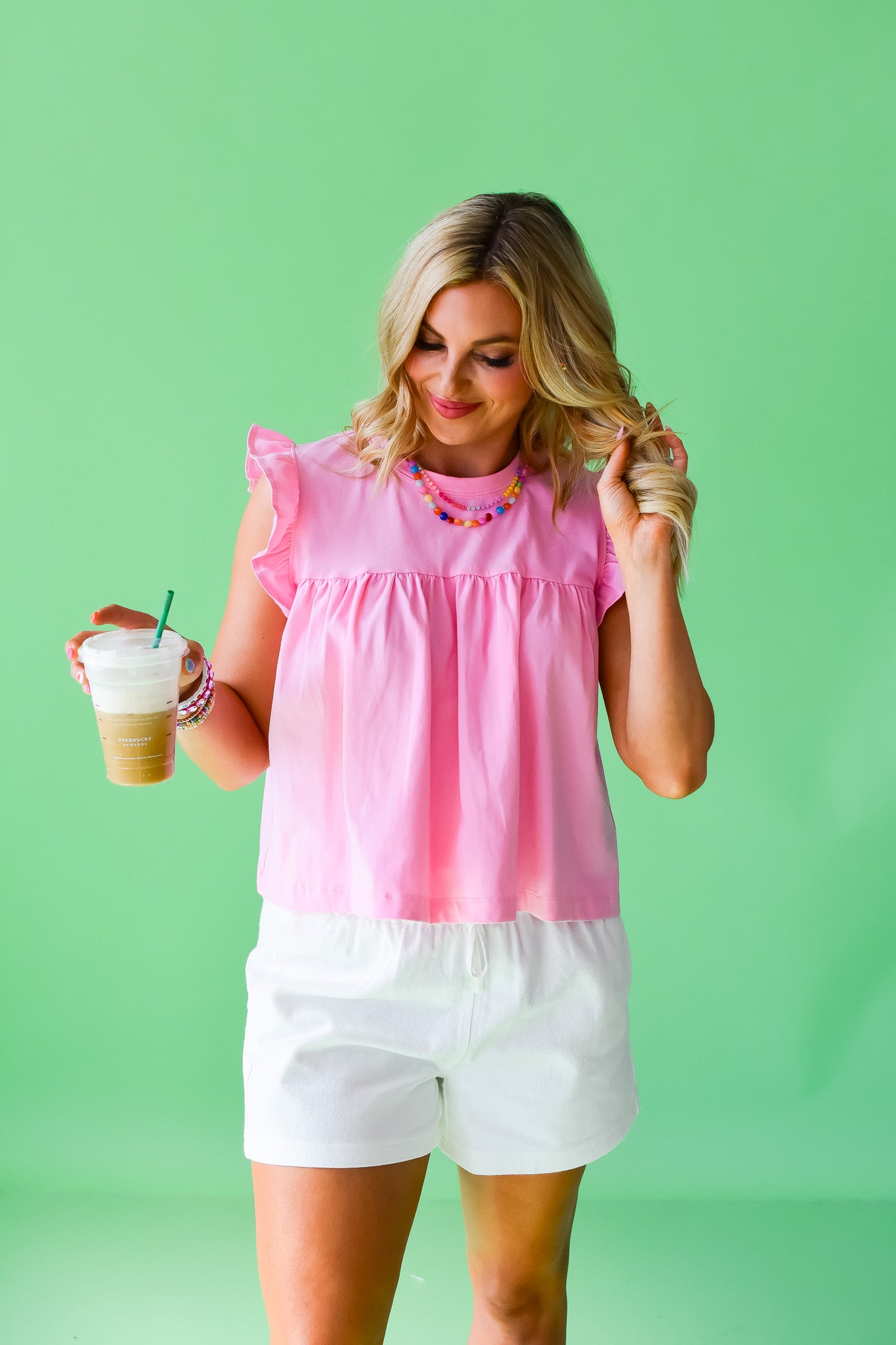 Alicia Ruffle Sleeve Top