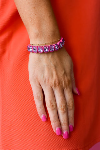 Layla Bracelet - Hot Pink RESTOCK