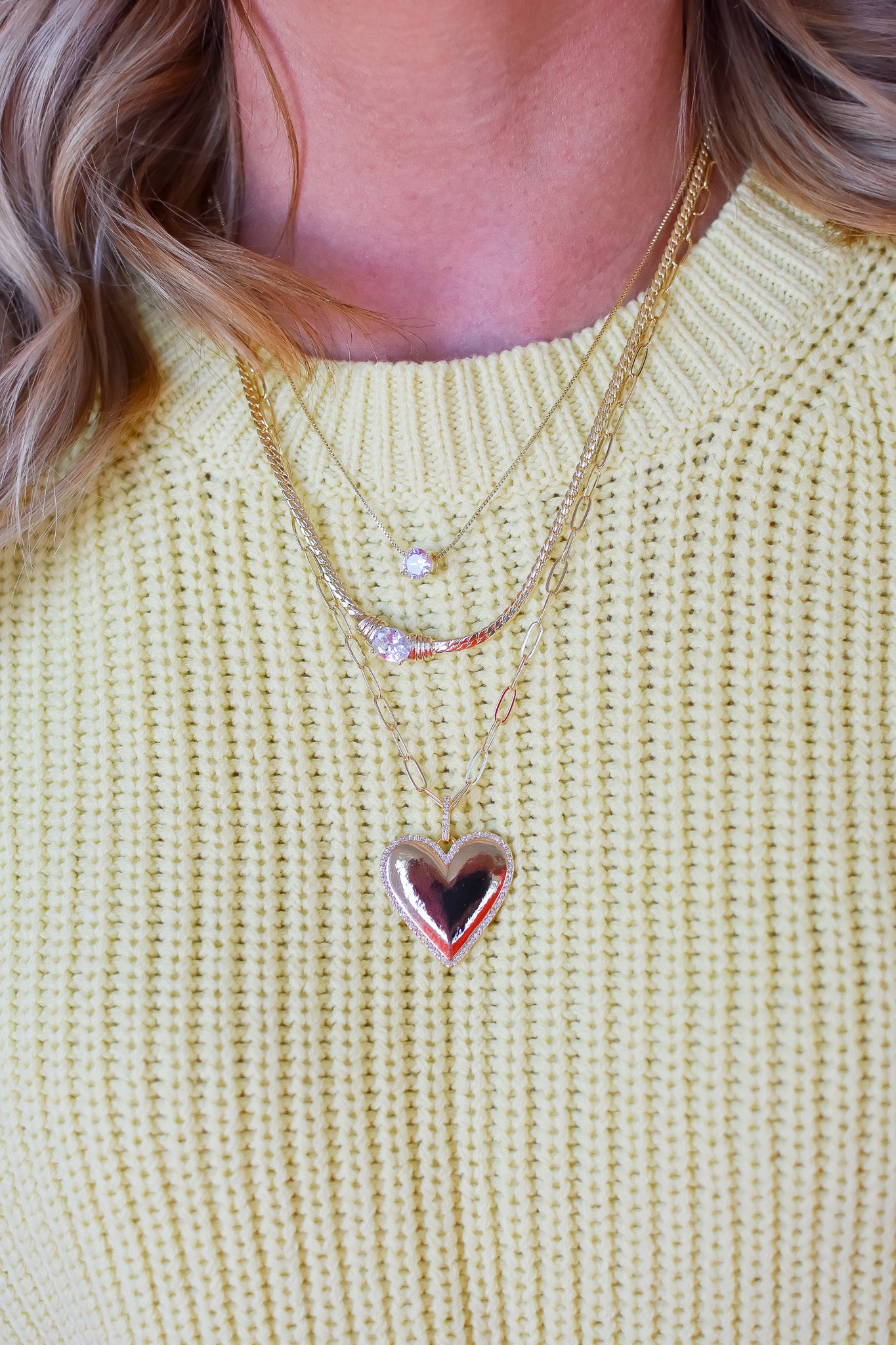 3 in 1 Big Love Necklace