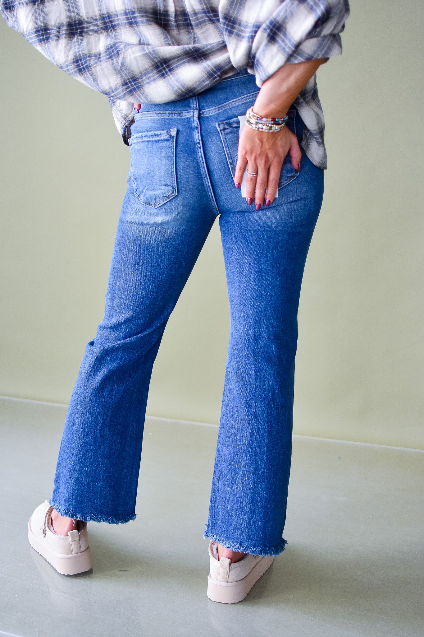 Joss Dark Denim Straight Jeans