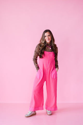 Zoey Waffle Jumpsuit