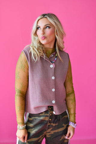 Janis Lace Top in Lemon Grass