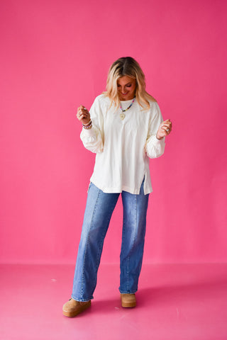 Layla Oversized Long Sleeve Top