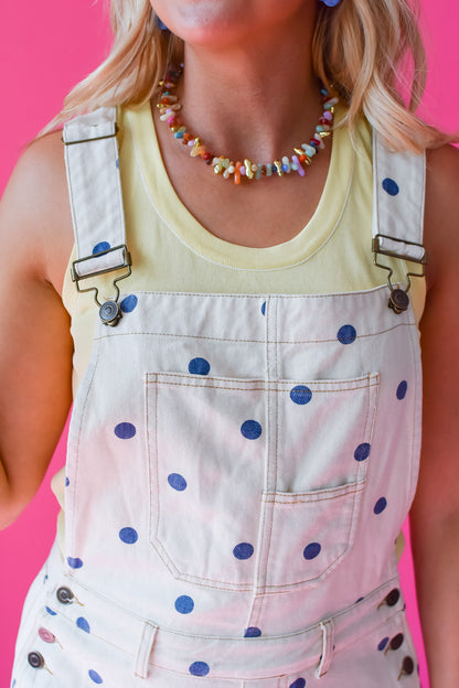 Gemma Polka Dot Barrel Overalls *PREORDER*