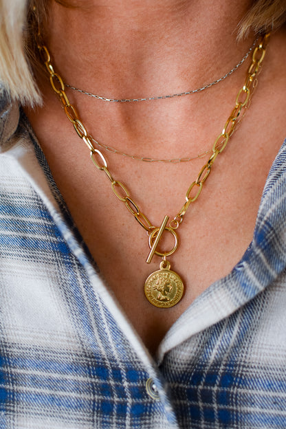 Dainty Coin Necklace