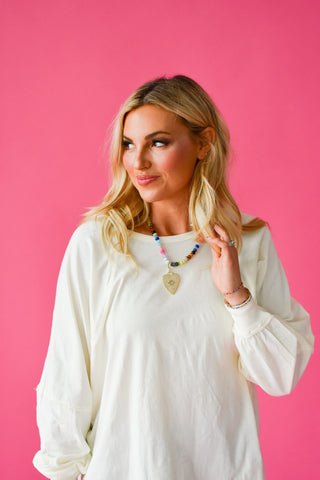 Layla Oversized Long Sleeve Top