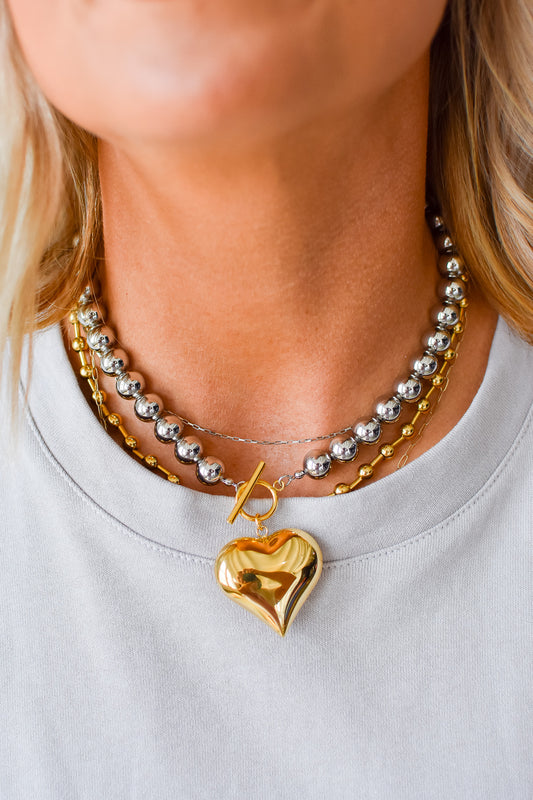 Glam Heart Necklace - RESTOCK