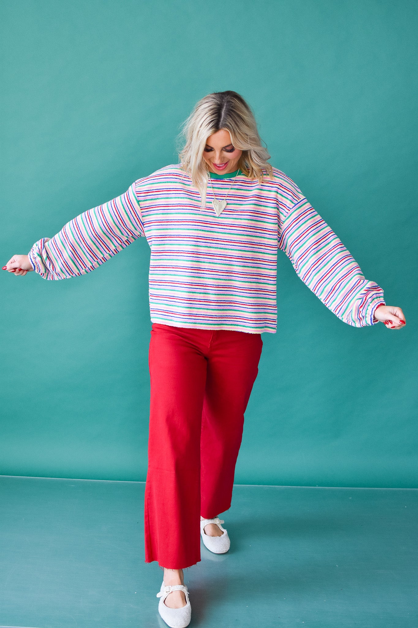 Kortney Striped Sweater