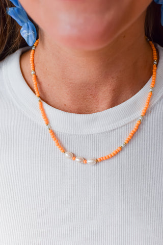 Sugar Coast Necklace - Orange