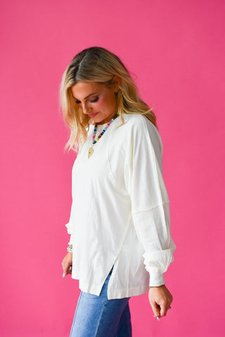 Layla Oversized Long Sleeve Top