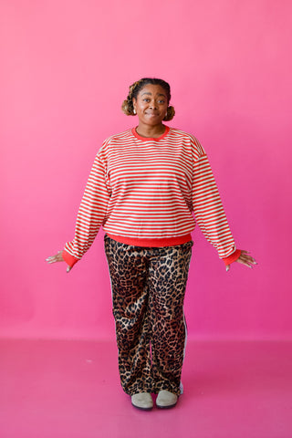 Emma Stripe Sweatshirt