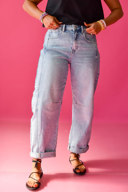 Benny Barrel Cuffed Jeans