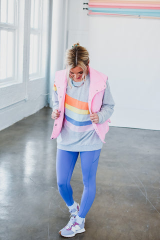 Donna Leggings in Peri Lavender