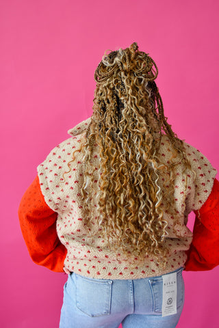 Wendy Polka Dot Sherpa Vest