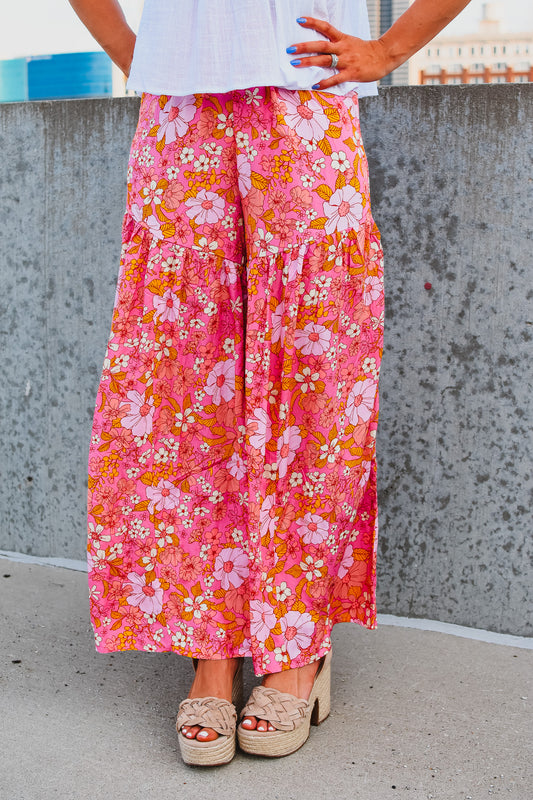 Magnolia Floral Pants