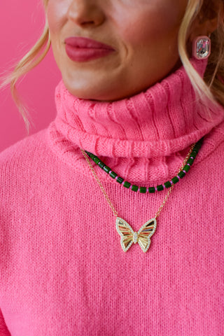 Sophia Midi Sweater Dress In Pink