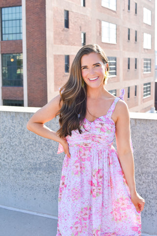 Gemma Floral Midi Dress