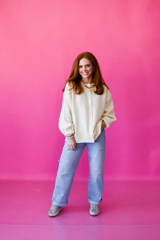 Juniper Cardigan in Butter Yellow