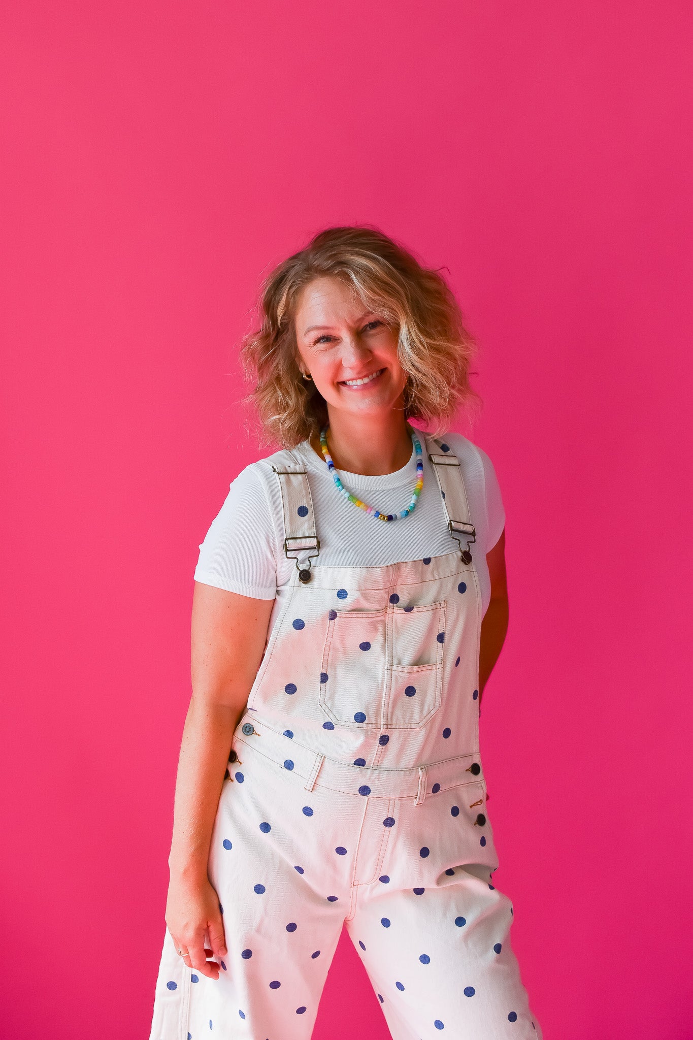 Gemma Polka Dot Barrel Overalls *PREORDER*