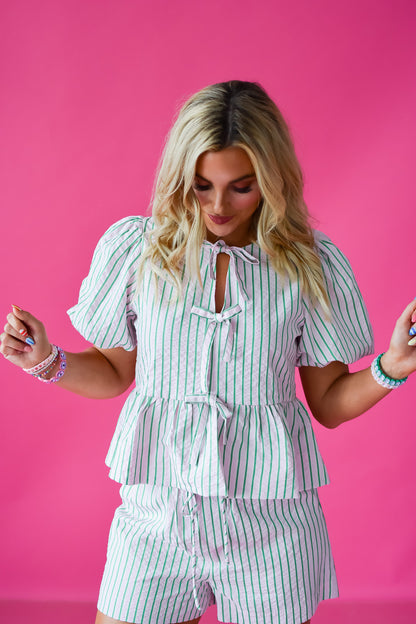 Sasha Stripe Outfit Set