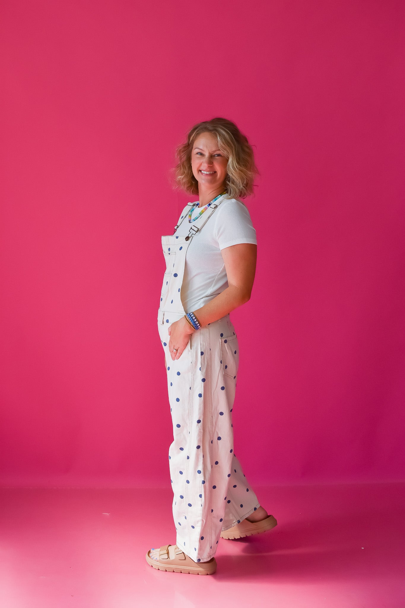 Gemma Polka Dot Barrel Overalls *PREORDER*
