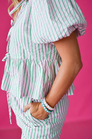 Sasha Stripe Outfit Set