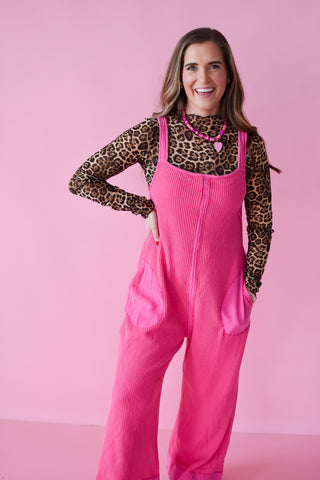 Zoey Waffle Jumpsuit