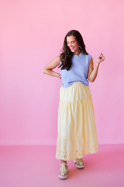 Lavern Eyelet Maxi Skirt