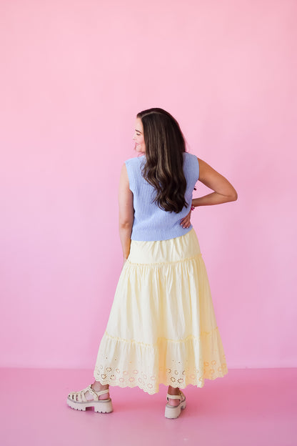 Lavern Eyelet Maxi Skirt