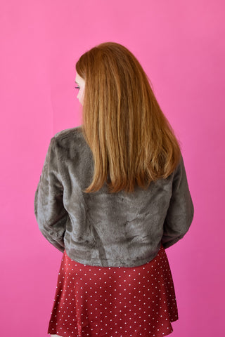 Bianca Brown Faux Fur Jacket