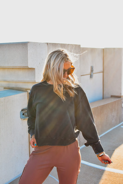 Wells Sweatshirt in Black