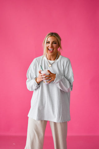 Kelly Ann Oversized Stripe Top