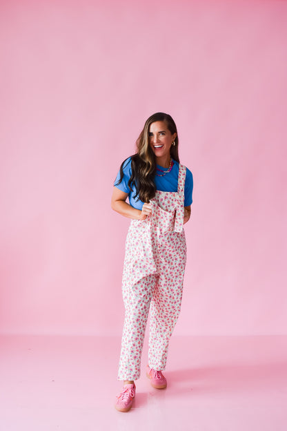 Polly Floral Overalls