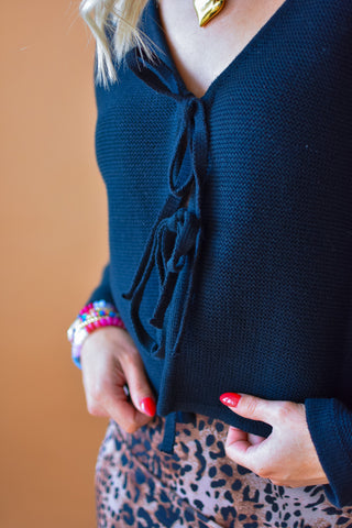 Mika Front Tie Sweater