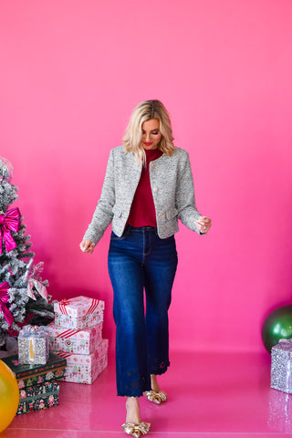 Krystal Tweed Blazer