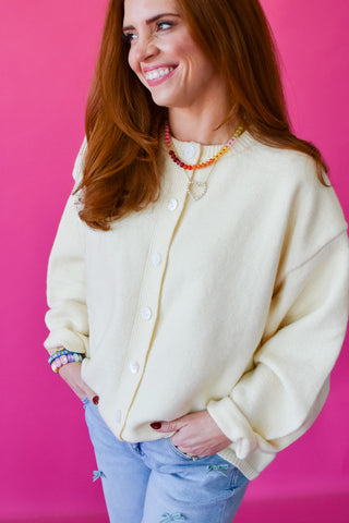 Juniper Cardigan in Butter Yellow