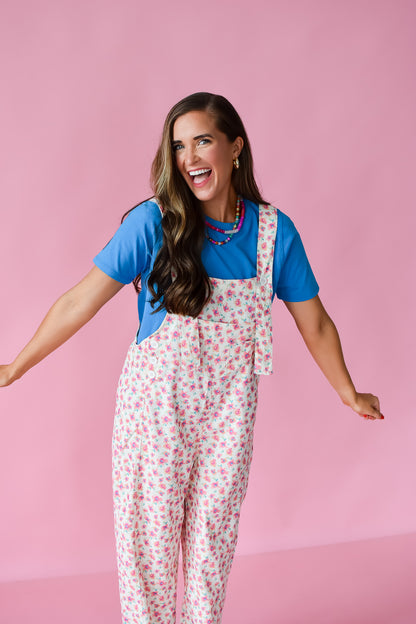 Polly Floral Overalls