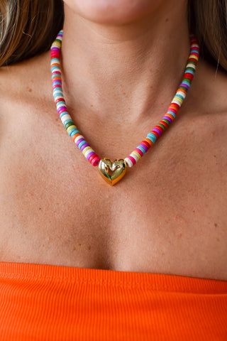 Hey Girlie Beaded Necklace