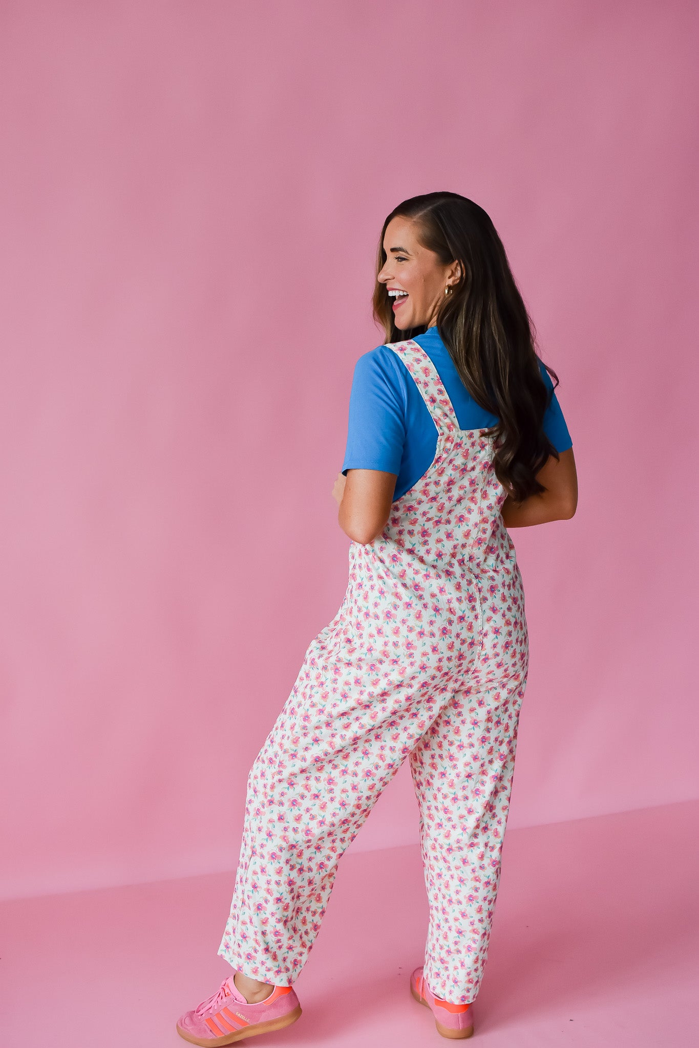 Polly Floral Overalls