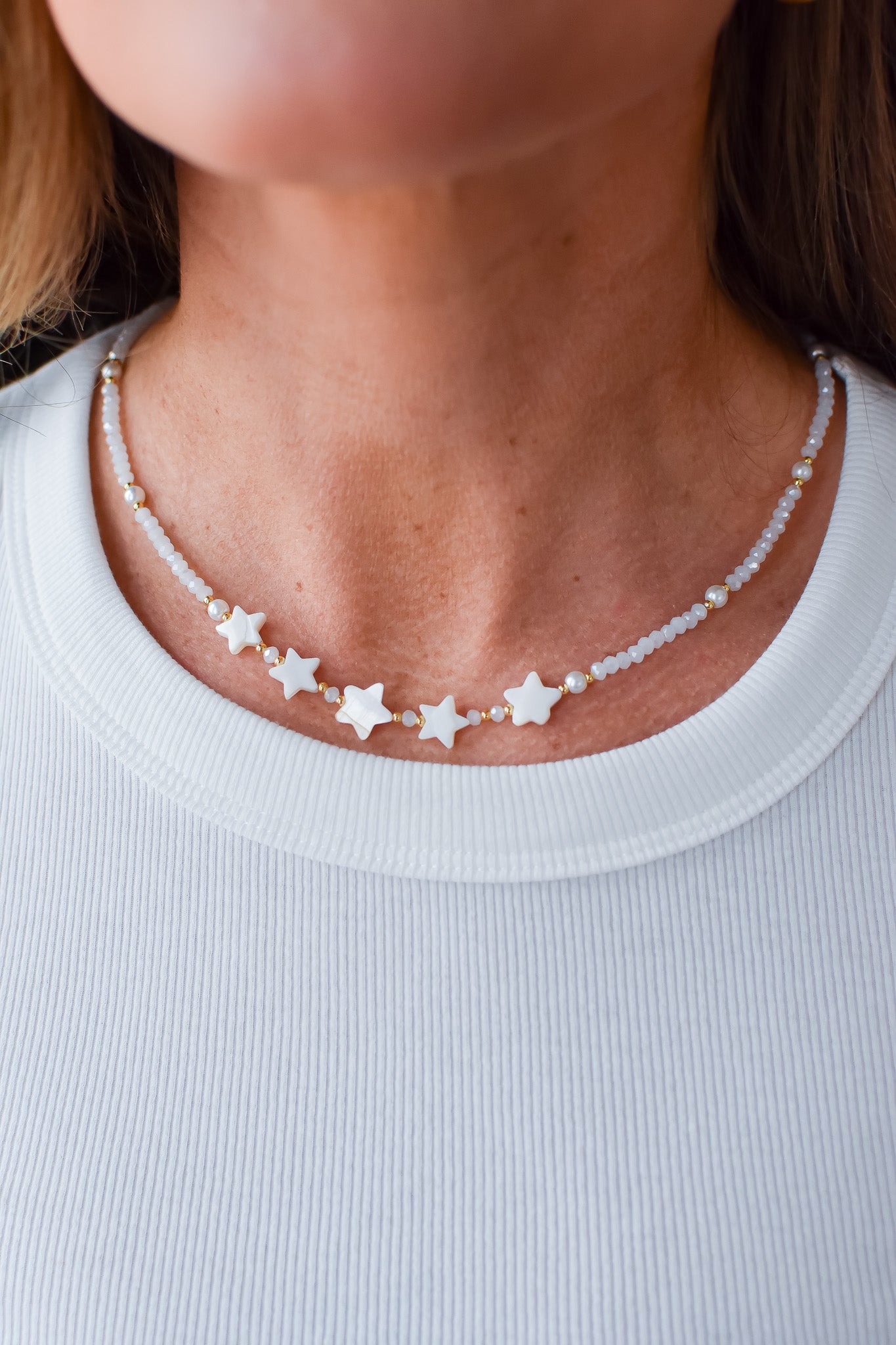 Happy Stars Beaded Necklace *RESTOCK*