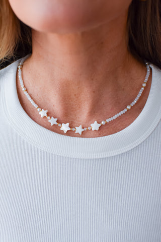 Happy Stars Beaded Necklace *RESTOCK*