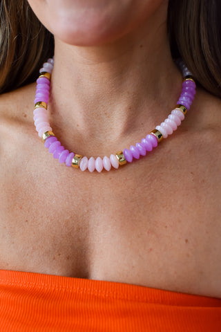 Pastel Day Dream Beaded Necklace