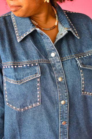 Wilson Stud Denim Shirt