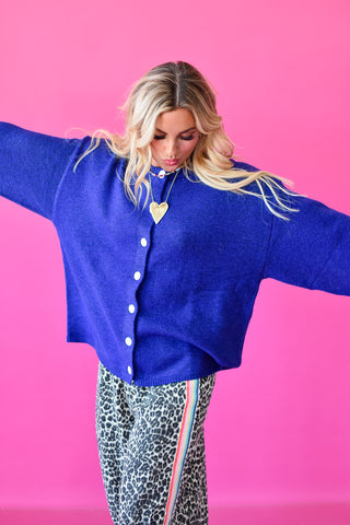 Juniper Cardigan in Royal Blue