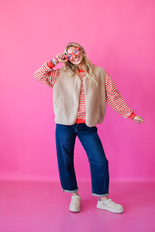 Emma Stripe Sweatshirt